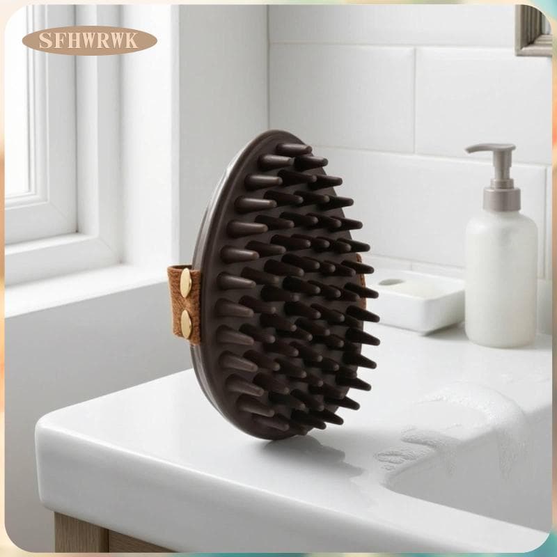 [Fhwrwk] Escova De Banho Com Uma Mão E Cerdas | Borracha Para Cuidados Animais De Estimação , Suave , Cães ,