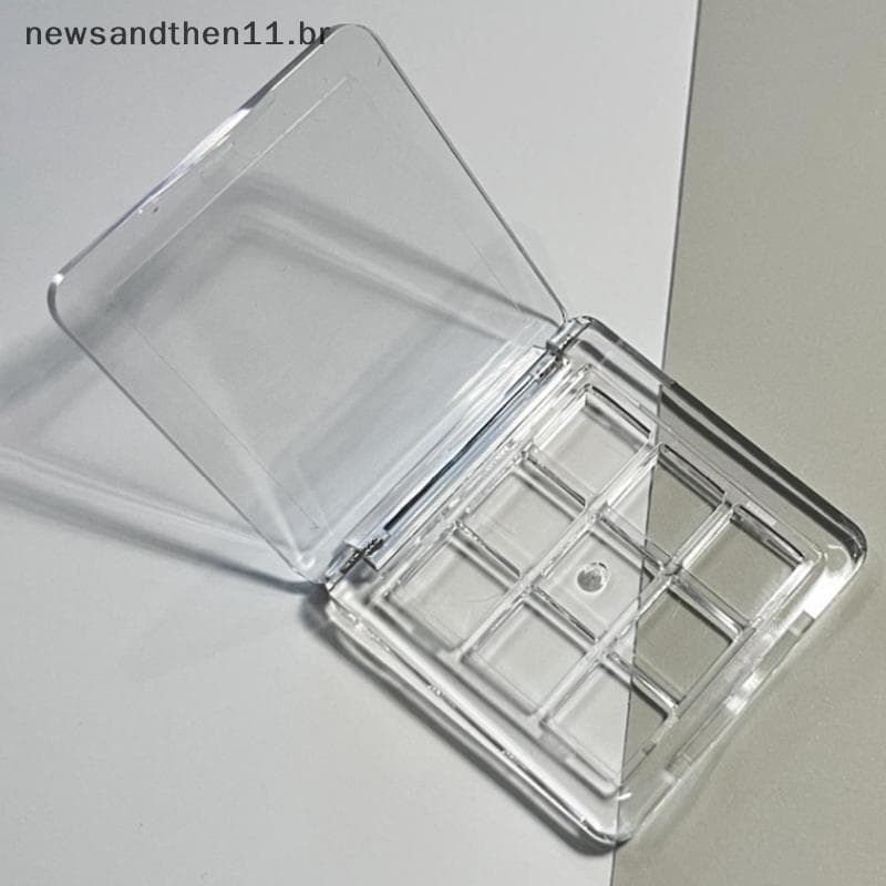 NEWSA 9 Grades Vazias Paleta De Sombras Estojo De Armazenamento De Maquiagem Para Mulheres Meninas DIY Sombra De Olho