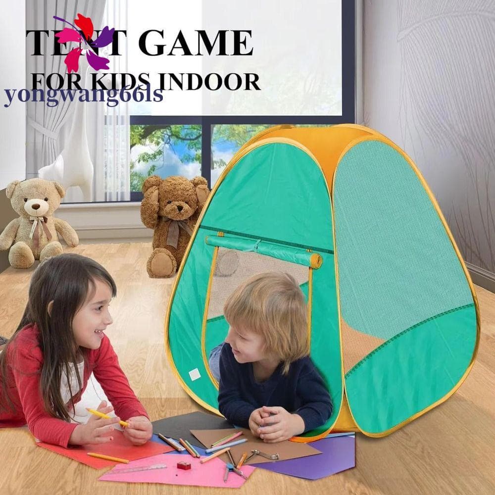 Tenda Verde Infantil YONGWANG , Casas De Brinquedo Laváveis , Barraca De Casa De Brincar , Barracas Dobráveis Criativas