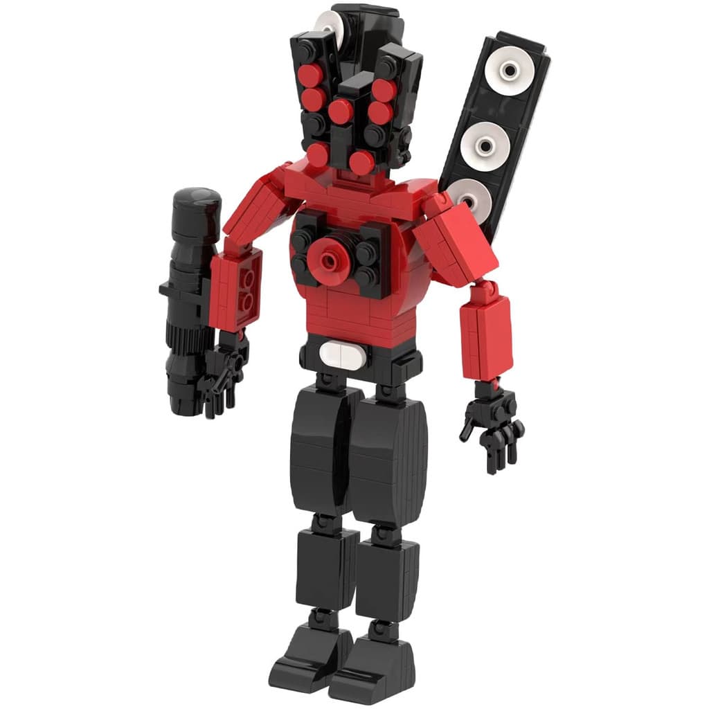 Brinquedo de Sanitário e Vigilância Titan TV Man VS Speaker Man Blocos de Montar Presente de Aniversário para Meninos 8.
