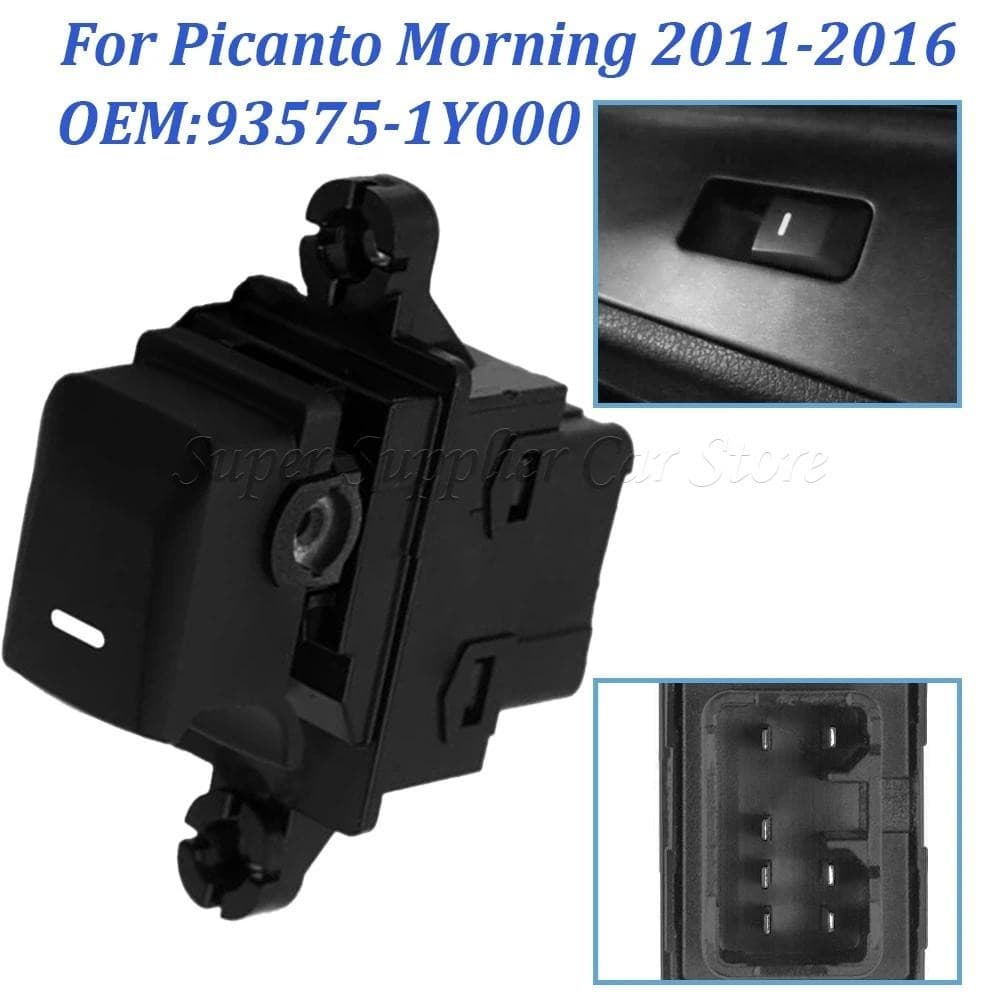 Interruptor De Janela Elétrica Controle De Energia Para Picanto Manhã 2011-2016 Kia Levantador 93575-1Y000auto Peças Dec