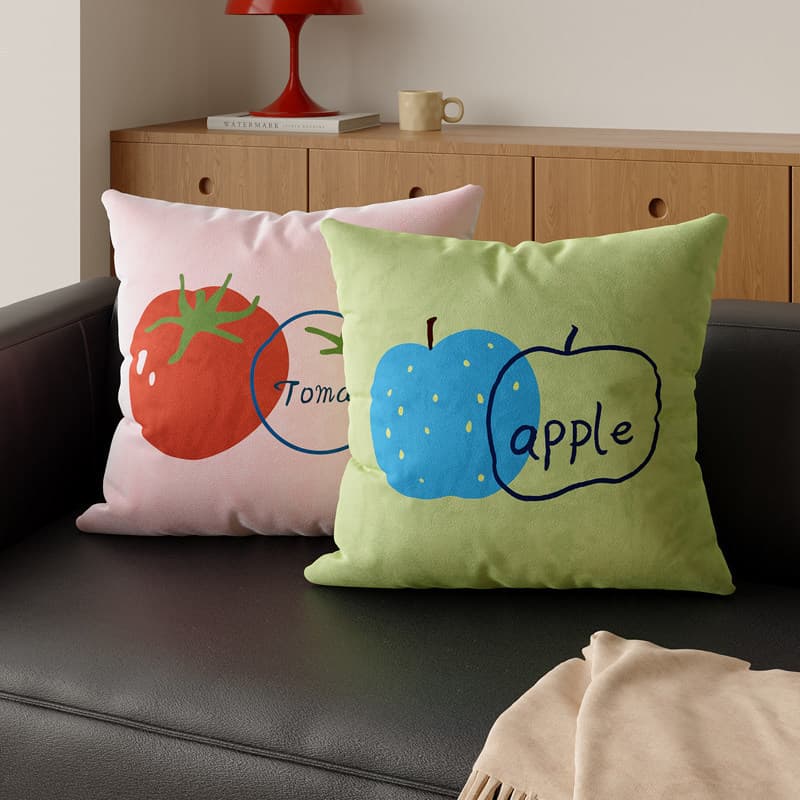 Ins estilo decorativo fronha almofada encosto removível lavável sala de estar sofá almofada apoio lombar núcleo Bay jane