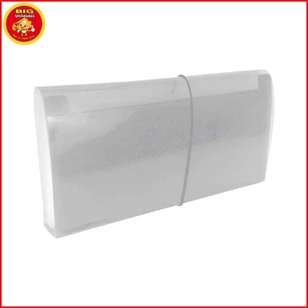 Pasta Sanfonada 31 Divisórias Tamanho B6 Slim Plascony PAL-00283