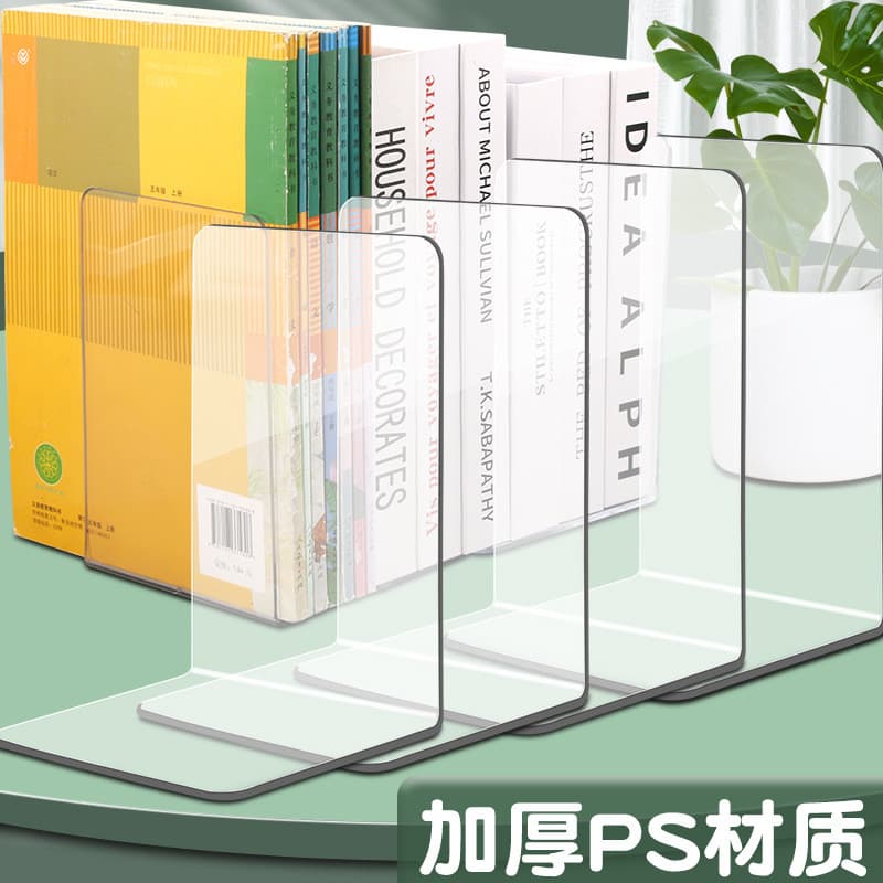 Suporte de livros em forma de L simples para armazenamento em mesa de estudante, divisória, suporte para livros, suporte