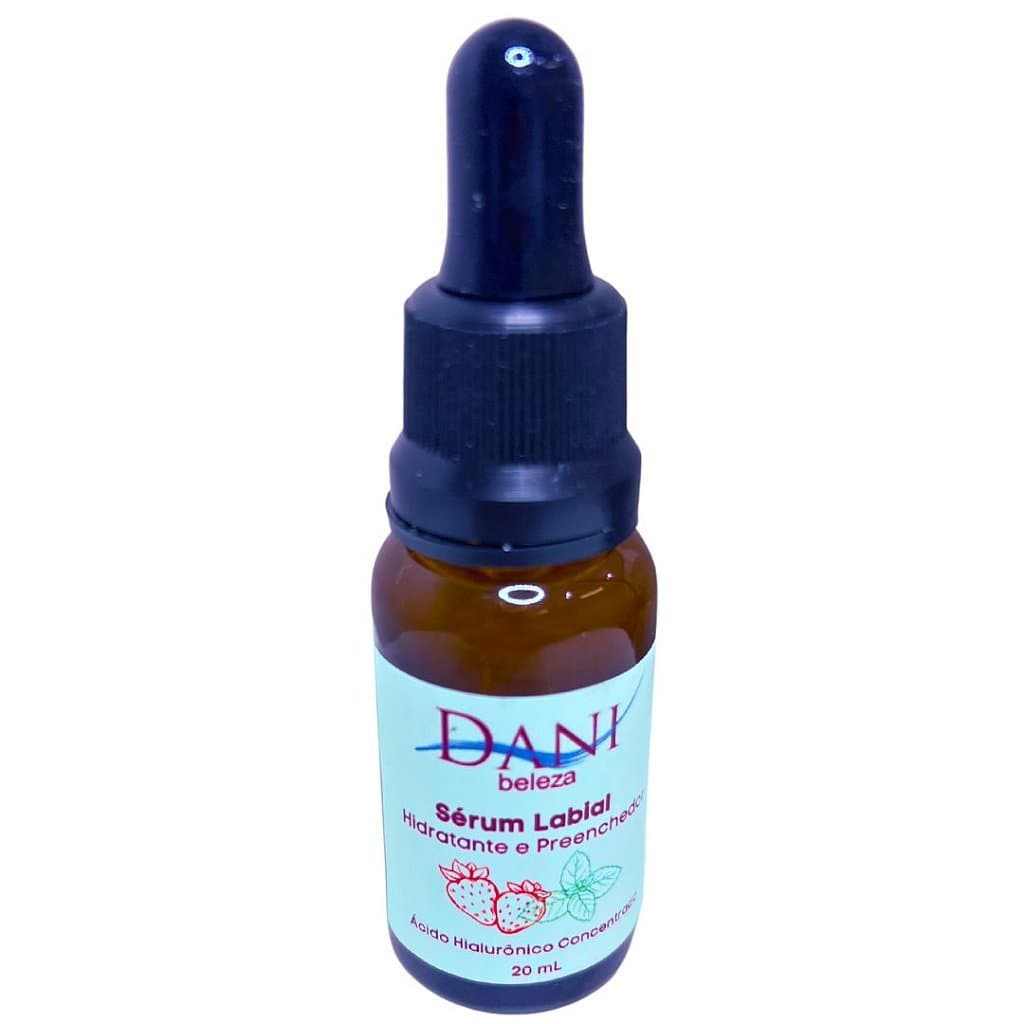 Sérum Labial com Ácido Hialurônico Concentrado Dani Beleza 20ml