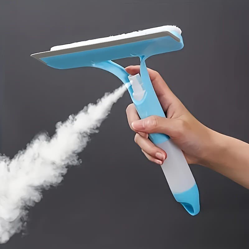 Ferramenta Profissional De Limpeza De Vidro-Raspador De Janela E Escova De Espelho De Banheiro Para Uso Doméstico