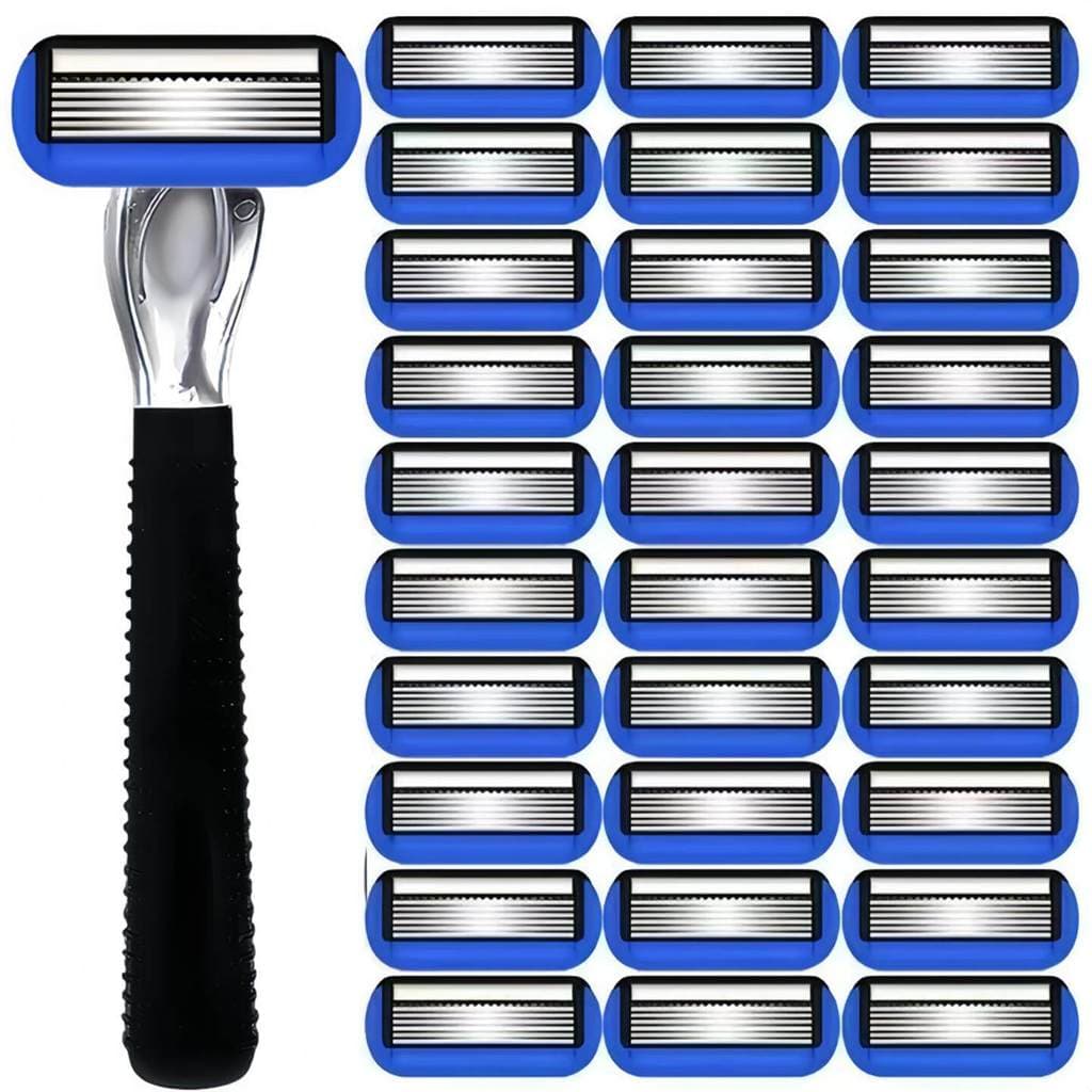 Lâmina de 6 camadas Manual navalha alemã Seiko lâmina de seis camadas navalha estilo chinês navalha masculina