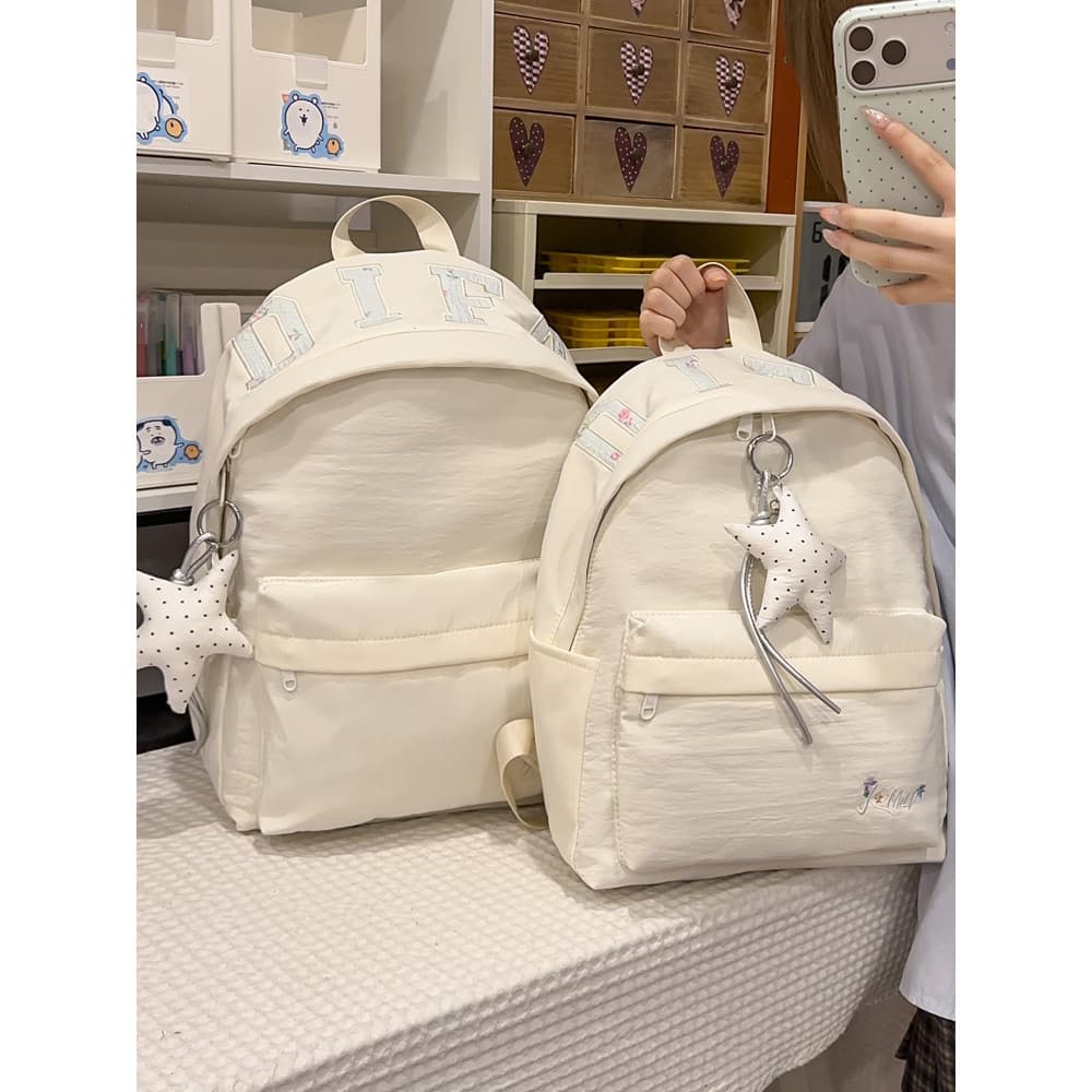 Coreano carta mochila meninas estudantes do ensino médio estudantes universitários All-Match mochila de grande capacidad