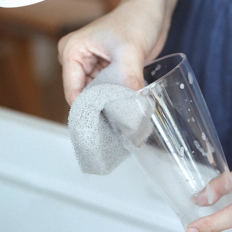Esponja de limpeza de montanha gelada, limpeza de absorção de água, ferramenta útil para lavar louça não oleosa, fácil d