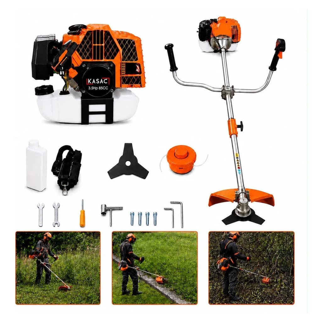 ROÇADEIRA KASAC 85CC 2T ALTA PERFORMANCE COM KIT COMPLETO
