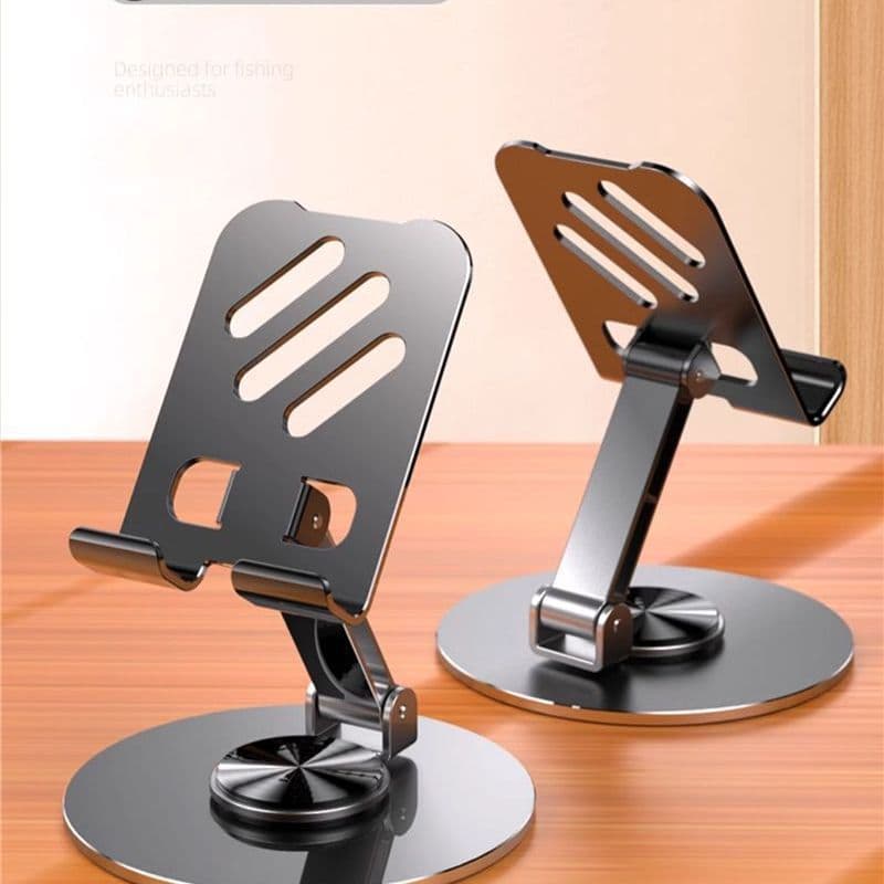 Todo em Metal 360 dobrável rotativo Desktop suporte do telefone móvel mecânico preguiçoso Tablet Universal Drama persegu