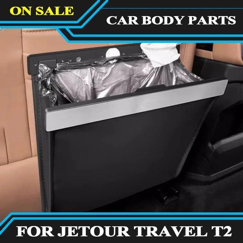 Lixeira Magnética Traseira Para Assento De Carro , Adequada JETOUR Traveler T2 2023-2024 , Interior Peças Automotivas ,