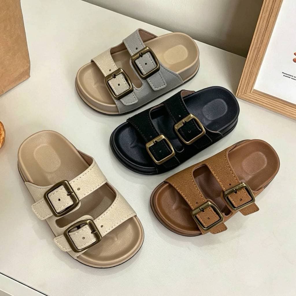 Chinelos elegantes All-Match ao ar livre Flip-Flops verão novo estilo exterior usar sola macia Casual preguiçoso San
