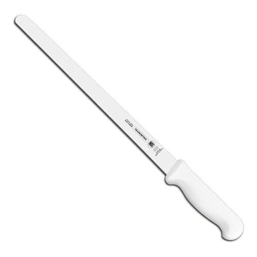 Faca para Frios Lâmina Grande Corte de Queijos Aço Inoxidável Fatiador Tramontina Branca