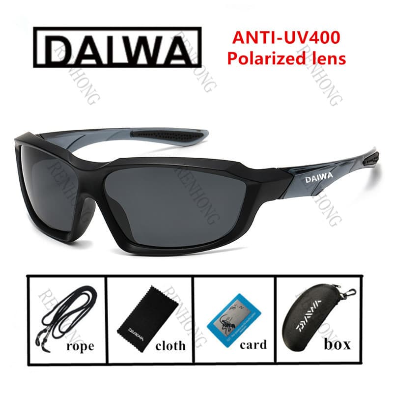 DAIWA Óculos De Sol Polarizados Para Esportes Ao Ar Livre UV400 Unissex Ciclismo Caminhadas Camping Pesca Condução Cláss