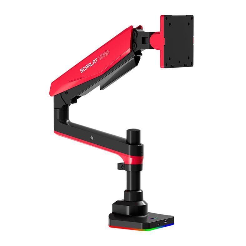 Suporte Articulado Monitor Pichau Scarlat VPro RGB 17" a 42" Vermelho e Preto PCH-SRLTPRO-RD01