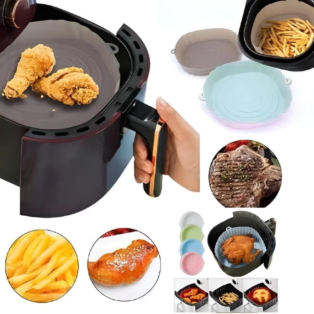 Forma air silicone antiaderente fryer reutilizavel
