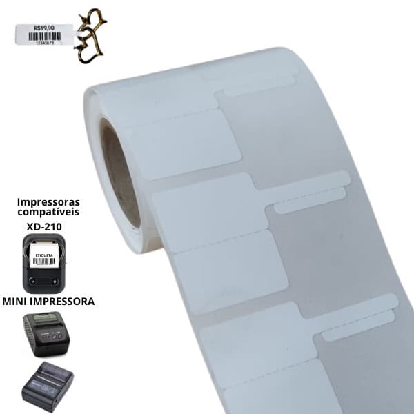 Etiqueta para Joias oculos para XD-210 Mini impressora 58mm