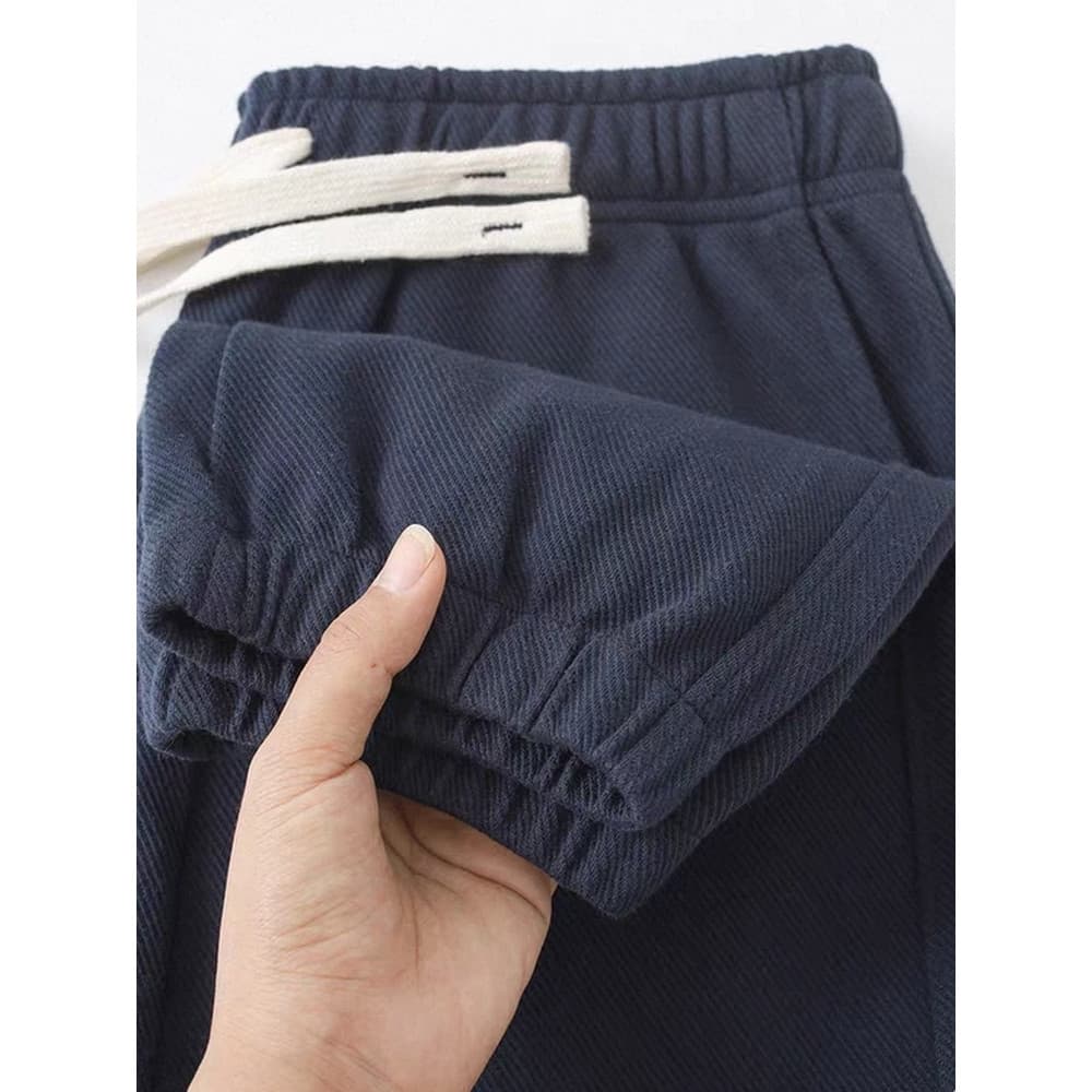 2026 novo estilo pesado drape sentimento drape calças Sweatpants calças esportivas masculinas sarja calças casuais calça