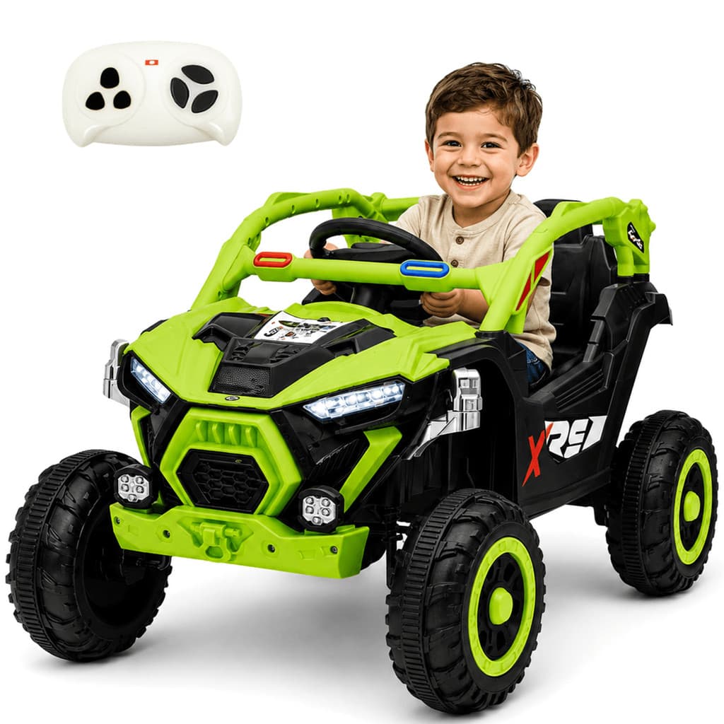 Quadriciclo Eletrico Infantil Zippy Utv Adventure Verde 12V Controle