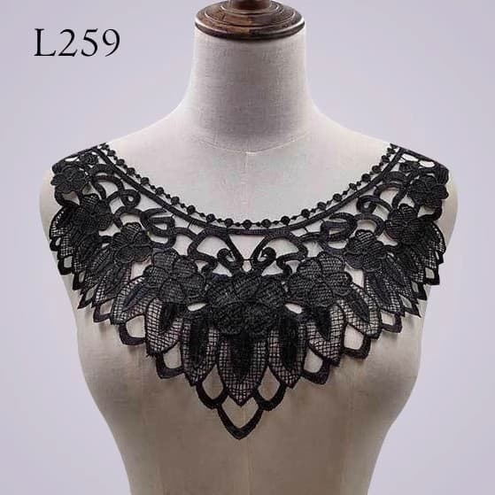 Colar Anti-reflexo renda colar falso feminino renda decorativa peça com decote em V baixo ferramenta útil acessórios de