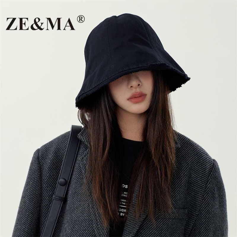 bone feminino boné ZE & MA chapéu 2026 novo estilo feminino inverno balde chapéu feminino verão inverno outono inverno