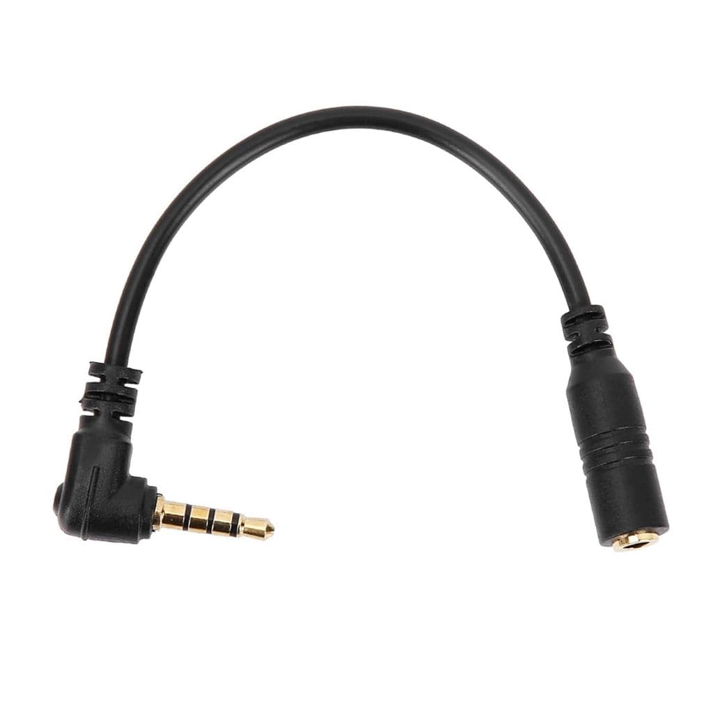 Cabo Adaptador Conversor de TRS para TRRS, Adaptador TRS para TRRS, Cabo Adaptador Conversor de Microfone e Fone de Ouvi