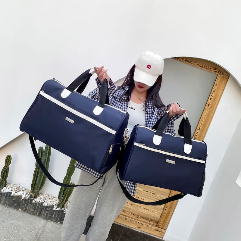 Bolsa de viagem de um ombro de grande capacidade, bolsa de viagem portátil de curta distância, masculina e feminina, bol
