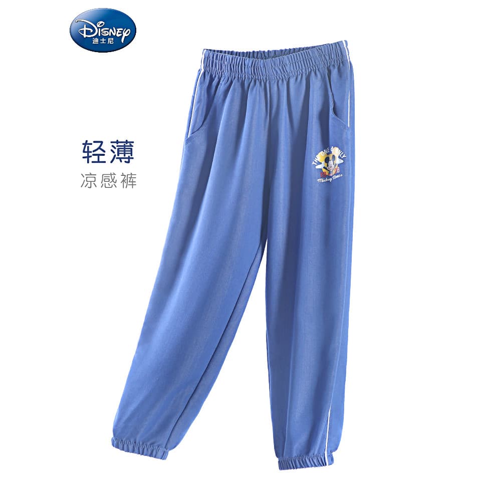 Disney meninos Anti-Mosquito calças crianças verão estilo fino bebê Bloomers meninos verão calças casuais exterior Wear