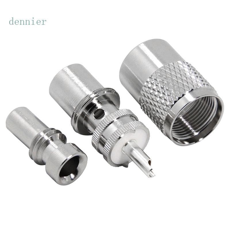 Conector Den UHF PL259 Para Antena RG8X RG59 RG8 Plugue COAX