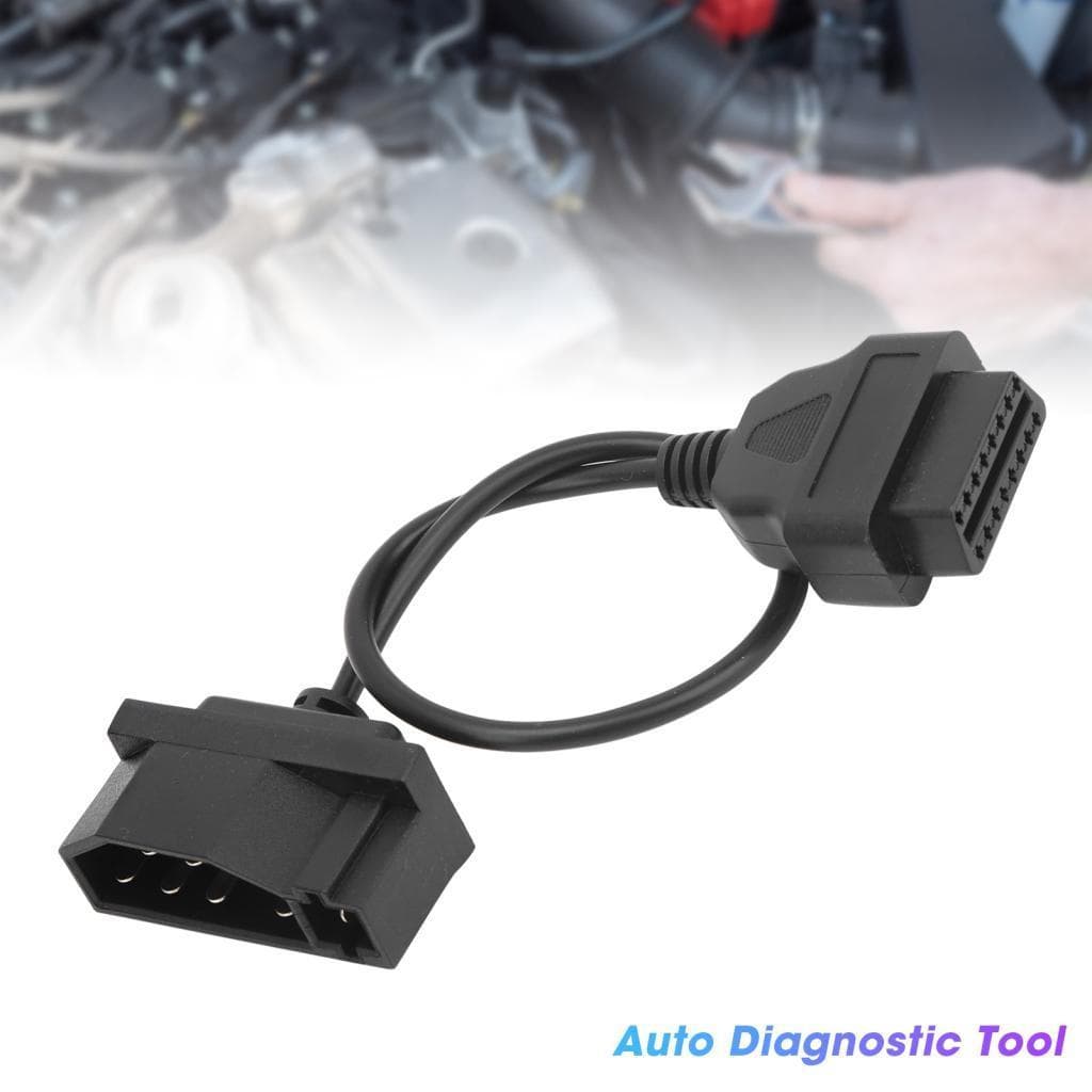 Housespace.br-SIP-TW 40cm/15.7in 7 pinos obd1 para obd2 obdii 16 pinos cabo adaptador de scanner de diagnóstico