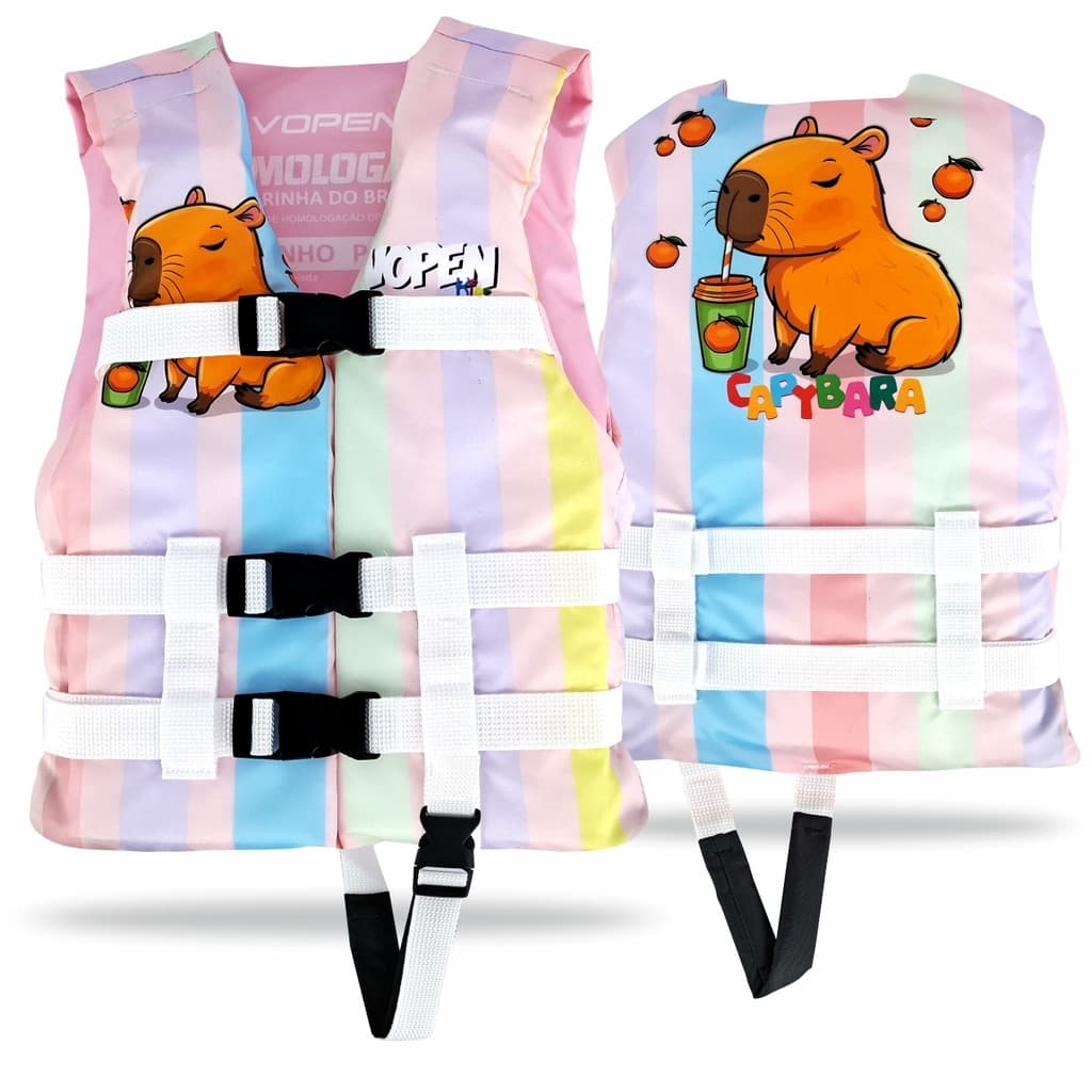 Colete Salva Vidas Homologado Infantil Estampado CNY01E Fun