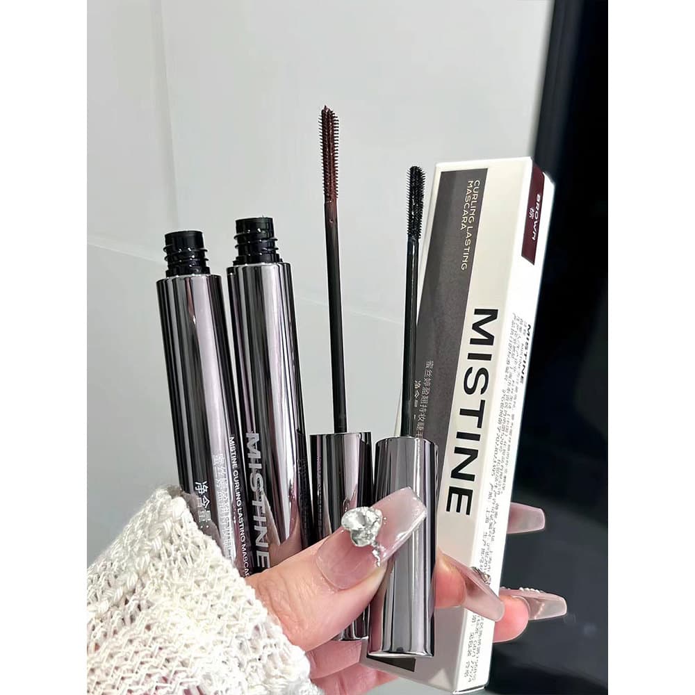 Mistine Mistine Mistine Mascara Estilo à prova d'água Long Curling Grosso Não-manchas Primer para cílios grossos