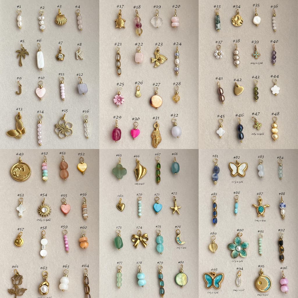 Pingente de aço inoxidável DIY série de correspondência gratuita In-furno chapeamento a vácuo 18K preservação de cor de