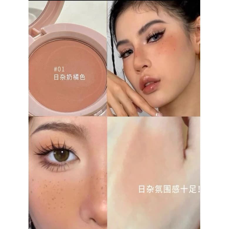 Pseudo maquiagem boa cor revista diária leite laranja Blush psiquiatra cor COS imitação maquiagem adulto masculino Unive
