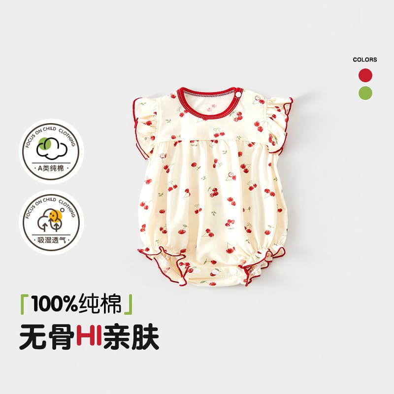 Bebê bebê roupas de verão estilo fino desossado macacão de uma peça recém-nascido exterior usar macacão bebê menina rend