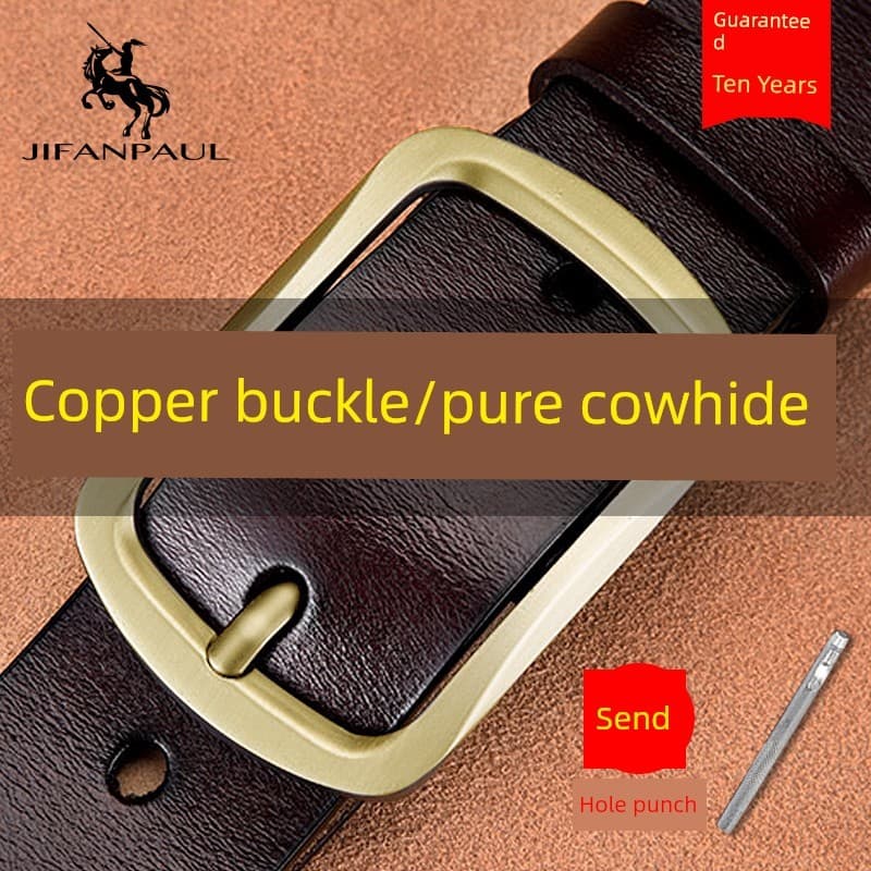 cinto de miçanga country masculino cinto masculino couro legítimo cinto cowboy Paul masculino de couro genuíno com