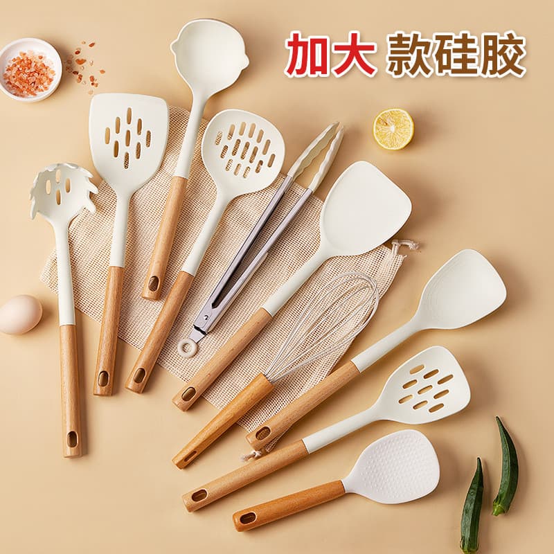 Espátula de silicone antiaderente, espátula de cozinha doméstica, resistente a altas temperaturas, espátula de silicone,