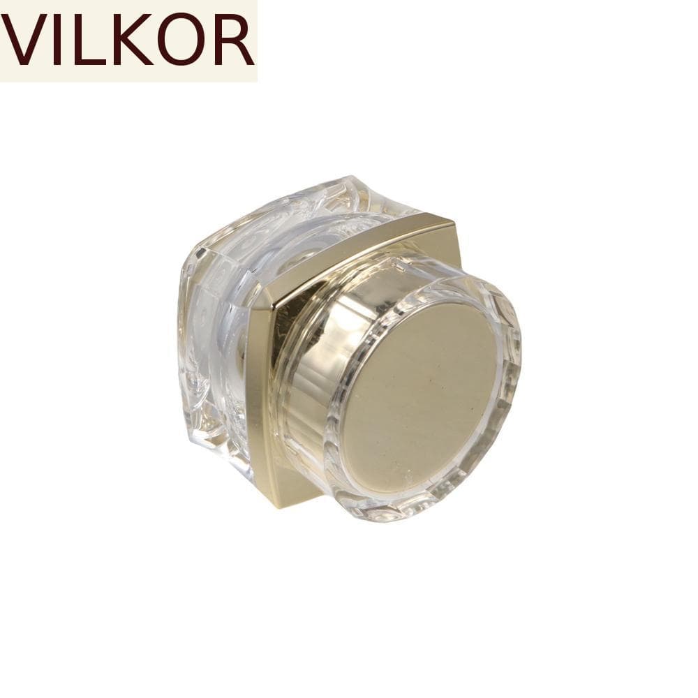 VILKOR Potes De Creme Facial , Frascos De Loção Roxo Dourado 5-50g , Bálsamo Labial , Recipiente Cosmético Vazio De Luxo