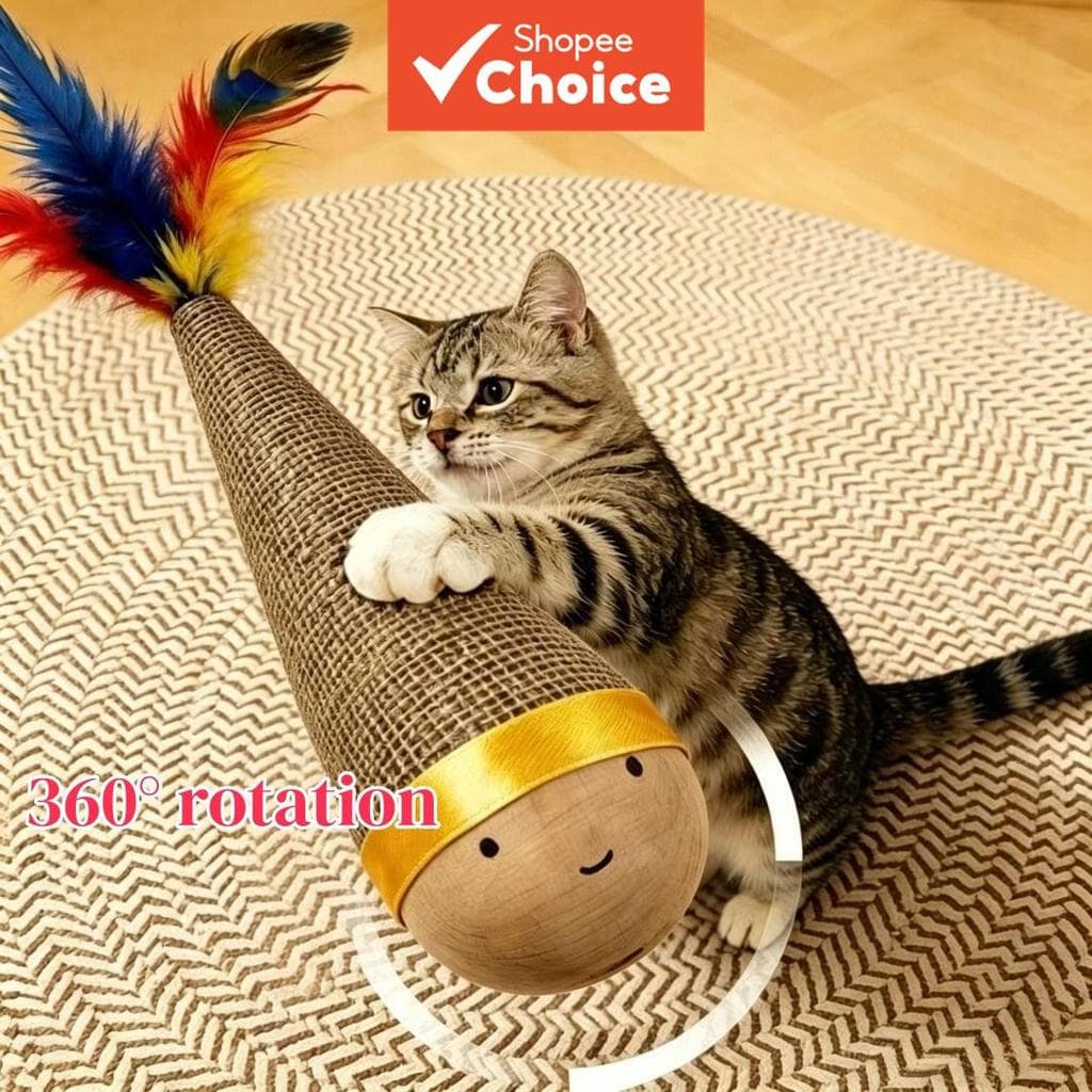 Os brinquedos para gatos são essenciais para a criação deles. Os brinquedos rolantes, com sinos e penas, são adequados