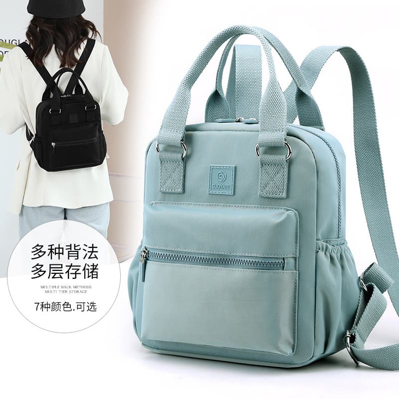 Mochila ins feminina na moda mamãe saco mãe bebê passeio leve 2022 novo estilo verão portátil bebê mamãe com bebê pequen