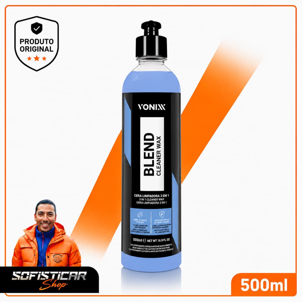 BLEND CLEANER WAX 3 EM 1 VONIXX - Cera Limpadora Premium