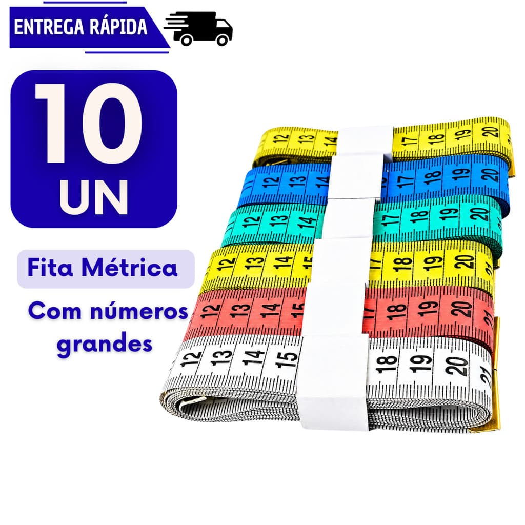 10 Fita Metrica 150cm Corporal Costureira Costura Fitness Medição Corpo Flexível Fitas Trenas Metricas Corpo Medir Fitas