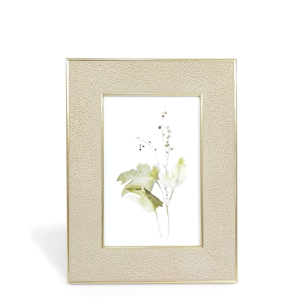 Porta-Retrato Decorativo com Borda Texturizada e Vidro 10x15cm