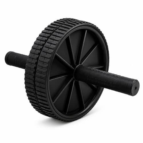 Roda Abdominal Dupla Com Pegadores Antiderrapantes Treino Fitness Exercicios Abdominais Seguro Confortavel