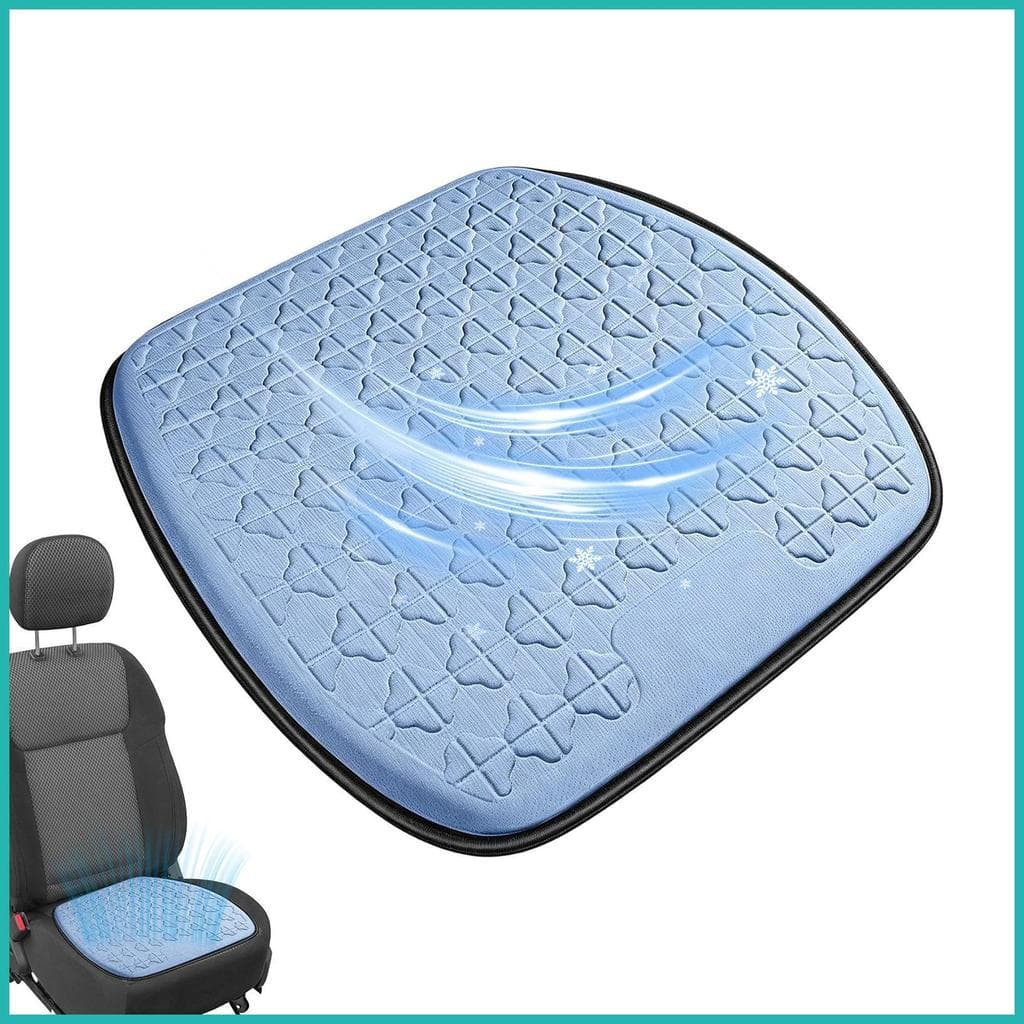 Almofadas De Assento De Carro Em Gel Para Dirigir , Respirável , Antiderrapante , Almofada De Resfriamento Automático Mo