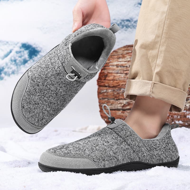 W sapatos de algodão de inverno masculino tamanho grande 46 desgaste exterior antiderrapante resistente ao desgaste desl