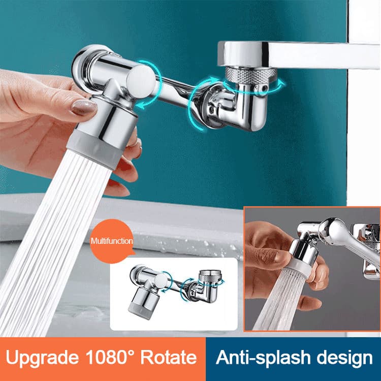 【Rotação 1080 Graus】[Multi-Purpose Faucet] Torneira/Adaptador Universal/Cozinha/Banheiro/Aerador/Torneira Giratória
