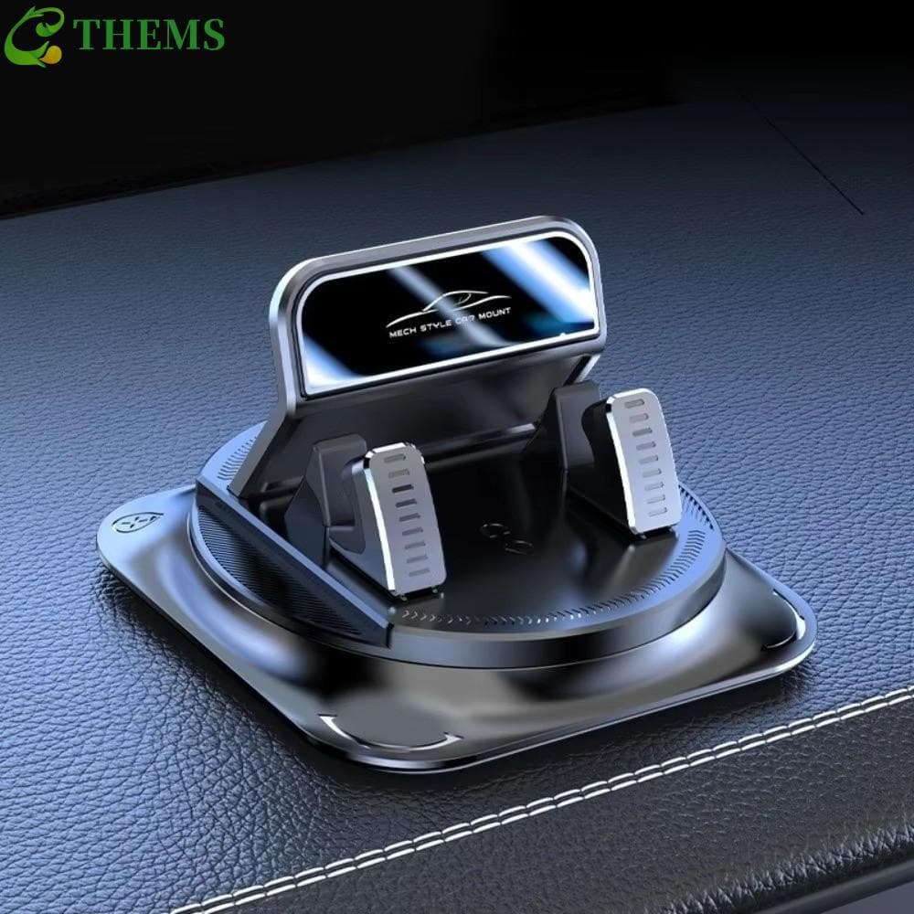 Suporte Para Painel De Telefone THEMS , Antiderrapante De Carro De Silicone ABS + Móvel De Design Estável