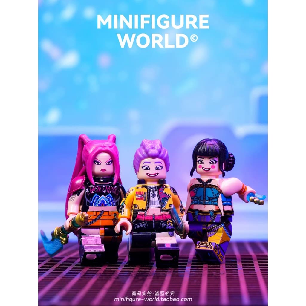 K-POP The Witch Hunters League Lumi Razoe Animação Filme Mercadoria Terceira Festa Bloco de Construção Minifiguras Monta